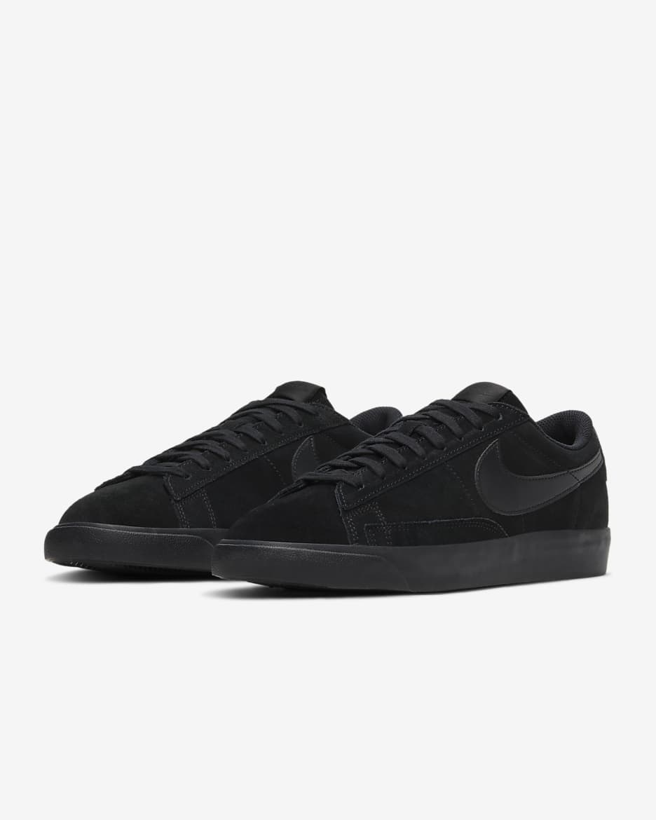 Nike blazer low hombre negro on sale